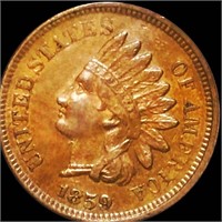 1859 Indian Head Penny NEARLY UNCIRCULATED