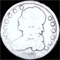 1833 Capped Bust Quarter NICELY CIRCULATED
