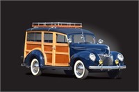1939 Ford Deluxe Woody Station Wagon 4D