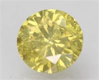 2.02 Cts Fancy Yellow Loose Diamond