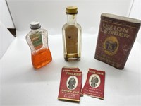 Vintage Bottles and Tobacco Tin