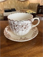 Vintage Imperial Porcelain Teacup & Saucer