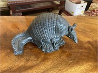 Vintage Plaster Armadillo Sculpture