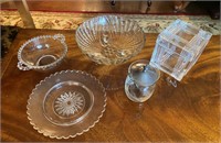 Vintage Assortment of Pressed Glass