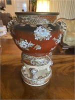 Vintage Satsuma Porcelain Jardinare