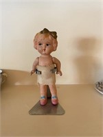 C. 1940 Bisque Doll w/ Jointed Arms
