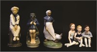 Grouping of Royal Copenhagen Porcelain Figurines