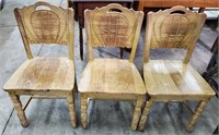 Country Farmhouse Dining Chairs, bidding on one