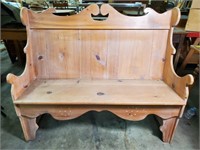 Lovely Wooden Bench 
48x40x19"