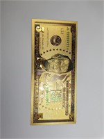$100  Gold Foil