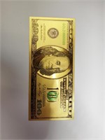 $100   Gold Foil