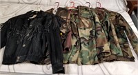 Mixed Lot Of Military & More Jackets