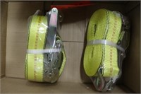 2 - 2" x 27' Ratchet Straps