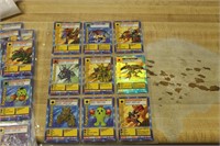 LOT OF OVER 100 DIGIMON PLAYING CARDS