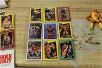 LOT OF OVER 45 CLASSIC WWF AND WCW WRESTLING CARDS