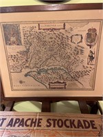 Virginia Framed Map