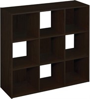 ClosetMaid  Cubeicals Organizer, 9-Cube, Espresso