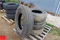 9.00 x 20 Tire & 3 Implement Tires