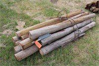 (10) Wood Posts