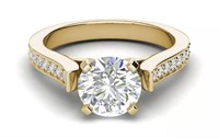 3.25 Cts. Round Diamond Yellow Or White Gold