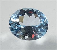 Certified 5.55 Cts Natural Blue Topaz