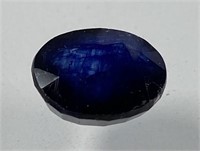 Certified 6.05 Cts Natural Blue Sapphire
