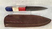 Custom Hand Made Damascus Steel Knife 4.5" Blade