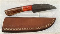 Custom Hand Made Damascus Steel Knife 3.75" Blade