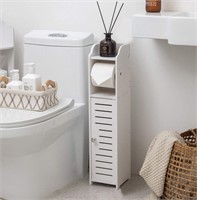 Tissue Paper Holder Storage Cabinet | White