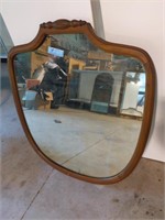 Vintage mirror, contents in reflection not