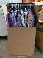 Wardrobe box of women clothes, size 14/16 m,lg,xl