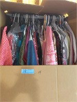 Wardrobe box of women clothes size 14-16/large