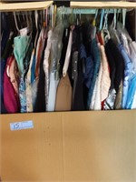 Wardrobe box of women clothes, sz med large
