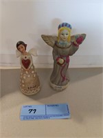 Angel figurines - lot of 2