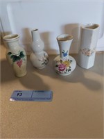 Miniature vases lot of 4