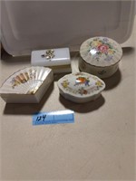 Jewelry boxes lot of 4