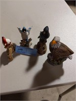 Bird figurines - lot of 4