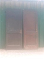 (2) Brown Doors