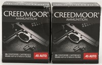 40 Rounds Of Creedmoor .45 Auto Ammunition