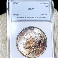 1904-O Morgan Silver Dollar NNC - MS65