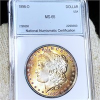 1898-O Morgan Silver Dollar NNC - MS65