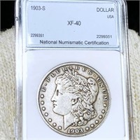 1903-S Morgan Silver Dollar NNC - XF40