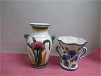 Lot 2 Flower Vases