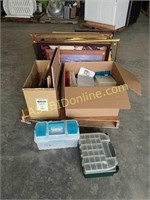 Picture Frames, pictures, storage containers