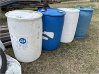 Plastic Barrel c/w Lid /EACH