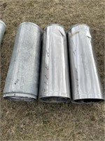 36 x 12 1/2" double wall chimney (3 pc)