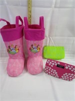 Princess Boots (decorative) & Make Up Bags