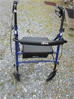 Nice Drive Walker on Wheels with Seat & Brakes -