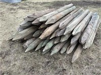 Fence Posts 4" x 7' /EACH - Used