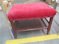 Foot Stool With Shelf - Pick up only